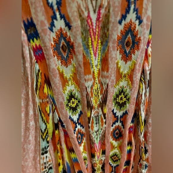 TANVI KEDIA Aztec print beaded blouse - Picture 2 of 4